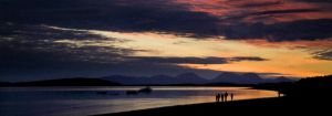 Sunset towards Jura